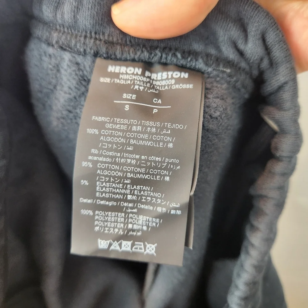 Heron Preston stick label sweatpants off black size S BNWT